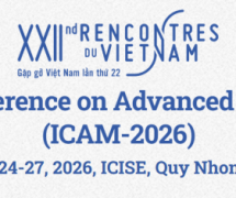 XXIInd Rencontres du Vietnam International Conference on Advanced Microscopy for Life Sciences and Materials (ICAM-LSM 2026)