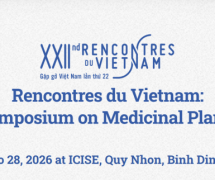 Rencontres du Vietnam: The Second Vietnam International Symposium on Medicinal Plants and Natural Products (MPNP2026)