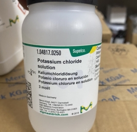 Hóa chất - Potassium chloride (KCl) solution 3 mol/l, for storage and filling of electrodes (Merck/Supelco) 1048170250 (chai/250ml)