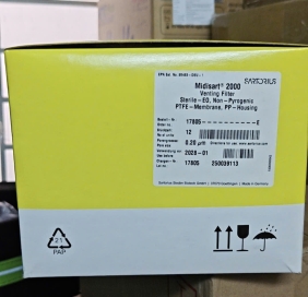 Phin lọc (MS: 17805----------E) / Phin lọc khí Midisart 2000, chất liệu PTFE, cỡ lỗ 0.2µm, đk 62mm, 12 cái/hộp (Sartorius)
