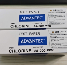  Giấy thử Chlorine 25-200 ppm Advantec 300 sheets