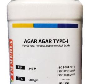 Môi trường vi sinh AGAR AGAR TYPE I-242 M (500g/chai)