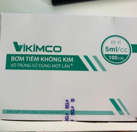 Bơm tim không kim vô trùng 5ml/cc