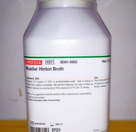Chất môi trường Mueller Hinton Broth (M391-500G)