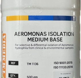 Môi trường nuôi cấy vi sinh và chất bổ sung AEROMONAS ISOLATION MEDIUM BASE Model: TM 1136