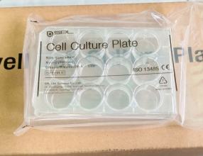ĩa SPL 30012 Cell Culture Plate, PS,12 well,85.4x127.6mm, Flat Bottom, TC treated, Sterile thùng/50 cái