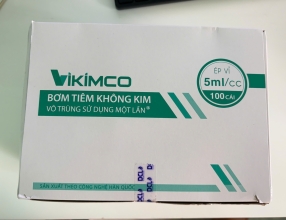 Bơm tim không kim vô trùng 5ml/cc