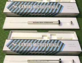 Kim tiêm mẫu thủy tinh 5ul, vạch chia 0.1ul - Hãng Exmire - Nhật (Code: MS*X05)