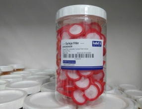Đầu lọc PTFE kị nước hydrophobic Syringe filter Labfil ALWSCI lỗ lọc 25mm / 0.45um, dùng cho sắc ký HPLC, hộp 100 cái (C0000609)