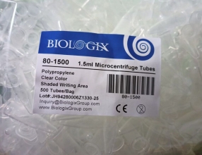 Tuýp Ly Tâm 1.5Ml Dạng Eppendorf / Ống eppendorf 1.5 ml, code: 80-1500, 500 cái/ gói, HSX: Biologix