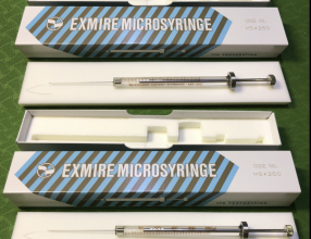 Kim tiêm mẫu thủy tinh 250ul, vạch chia 5ul - Hãng Exmire - Nhật (Code: MS*250)