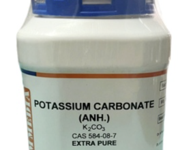 Hóa chất POTASSIUM CARBONATE (ANH.) EXTRA PURE, code: 383 (500g/chai)