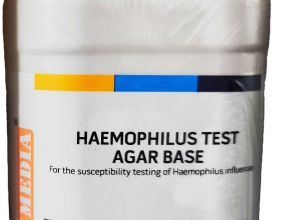 Môi trường vi sinh HAEMOPHILUS TEST AGAR BASE, code: TM 1352 (500g/chai)