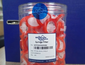 Đầu lọc SFPTFE025045NBA (PTFE/B, 25mm, 0.45um, 100 cái/hộp), Membrane solutions