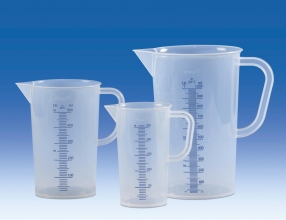 Ca nhựa PP vạch nổi - xanh 500ml, code: 441081 Vitlab